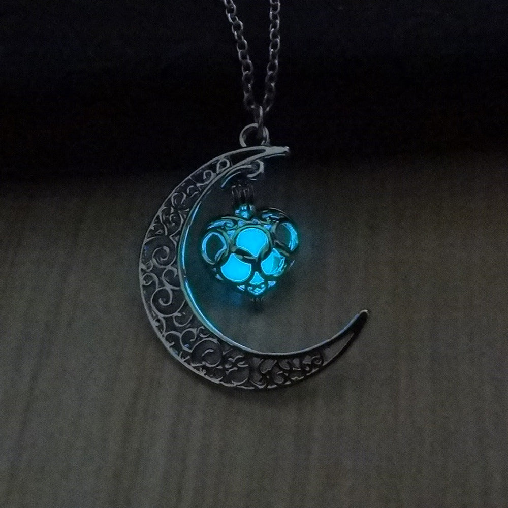 Pendente Luna luminescente